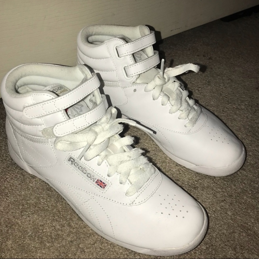 Reebok Freestyle Hi Leather Sneakers
